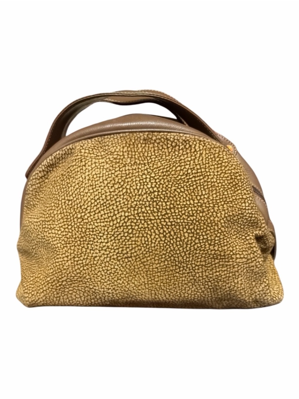Vintage Borbonese Mini Bag - Leather Top Handle